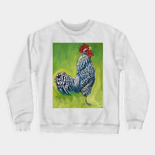 Rocky the Barred Rock Rooster Crewneck Sweatshirt